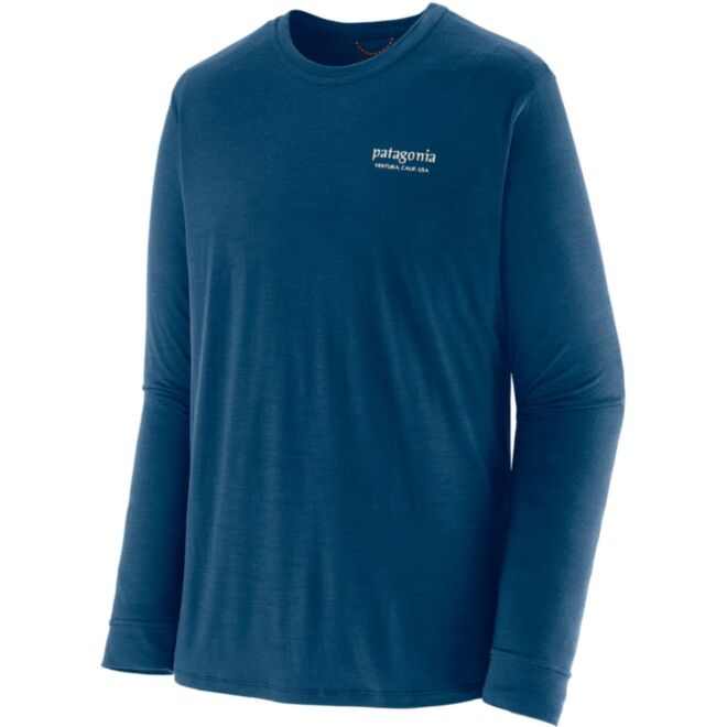 Patagonia M's L\/S Cap Cool Merino Blend Graphic Shirt Herren Langarm technische Hemd
