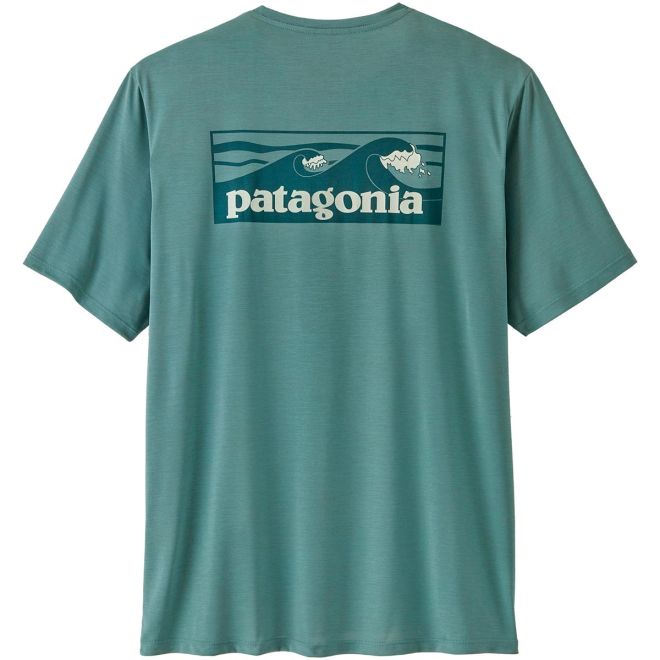 Patagonia M's Cap Cool Daily Shirt - Boardshort Logo Herren T-Shirt