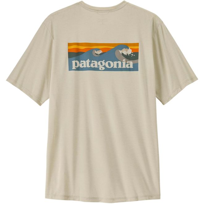 Patagonia M's Cap Cool Daily Shirt - Boardshort Logo Herren T-Shirt