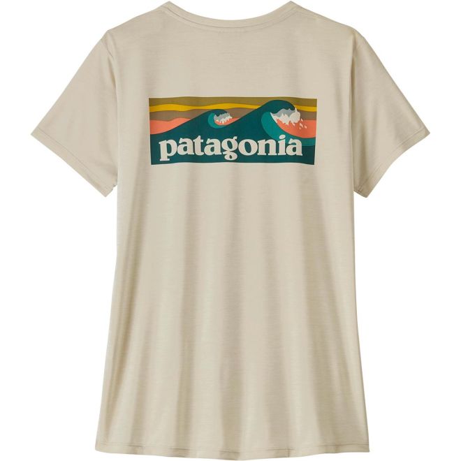 Patagonia W's Cap Cool Daily Shirt - Boardshort Logo Damen T-Shirt