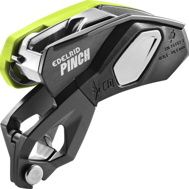 Edelrid Pinch unterstütztes Bremsen Kletter Sicherungsgerät