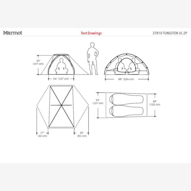 Marmot Tungsten UL 2P Trekkingzelt